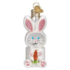 (62335) Old World Christmas Marshmallow Bunny, 3.25 Inch, Ornament Spring Easter Sweets Confection 32651