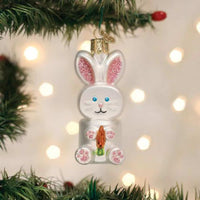 Old World Christmas Marshmallow Bunny - - SBKGifts.com