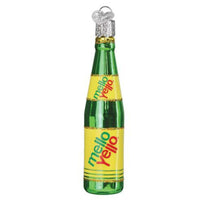 (62336) Old World Christmas Mello Yello Bottle, 4.25 Inch, Ornament Lemon Lime Coca-Cola Coke 32636