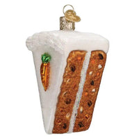 (62344) Old World Christmas Carrot Cake, 3.75 Inch, Ornament Dessert Sweets Pastry 32652