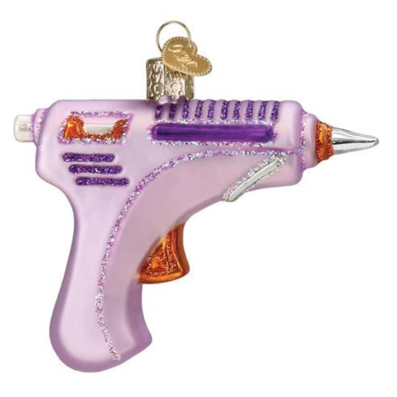 Old World Christmas Lavender Glue Gun - - SBKGifts.com