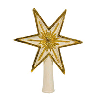 (62373) Cody Foster Etoile (Star) Tree Topper, 6.50 Inch, Six Point Star Cd1727wg