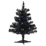 18.00 Inch Mini Black Tree Pre-Lit Battery Operated 89861 (62396)