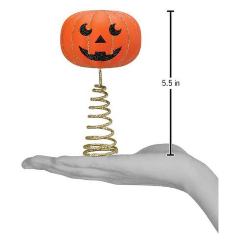 Old World Christmas Mini Pumpkin Head Tree Topper - - SBKGifts.com