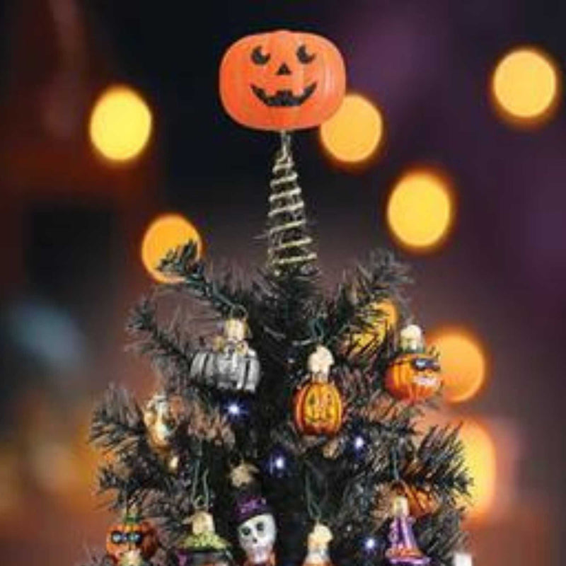 Old World Christmas Mini Pumpkin Head Tree Topper - - SBKGifts.com