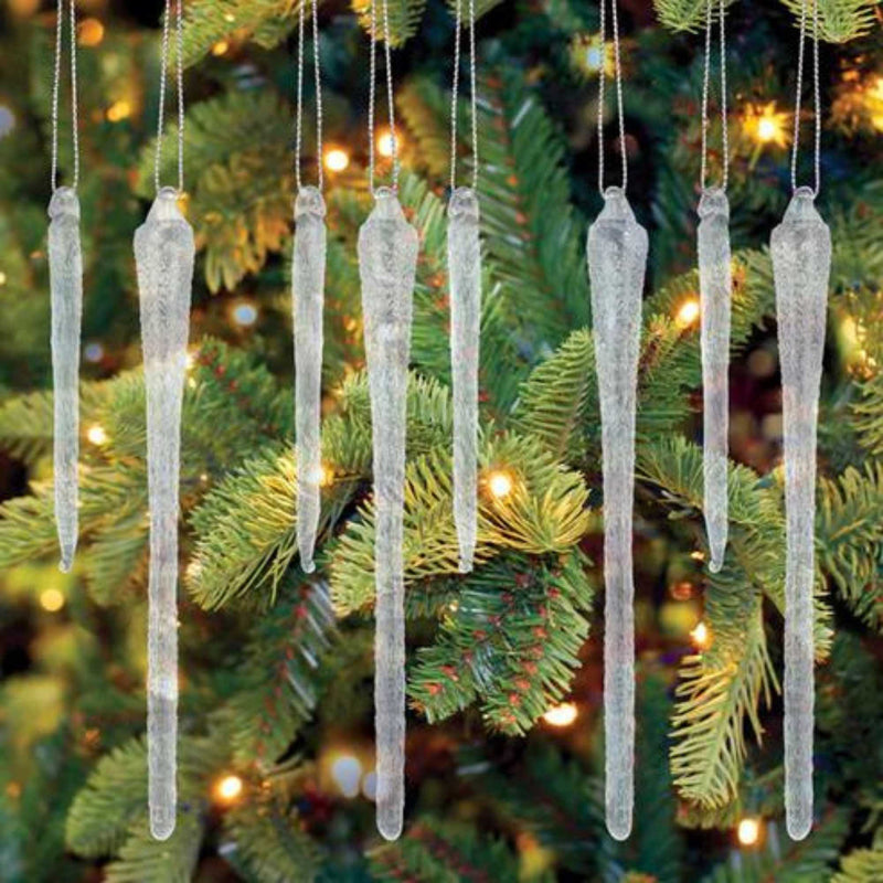 Old World Christmas Frosty Glass Icicles St/24 - - SBKGifts.com