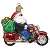 Old World Christmas Biker Santa - - SBKGifts.com