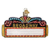 (62415) Old World Christmas Broadway Marquee, 2.50 Inch, Theater Performing Arts 36345