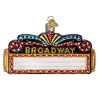 (62415) Old World Christmas Broadway Marquee, 2.50 Inch, Theater Performing Arts 36345