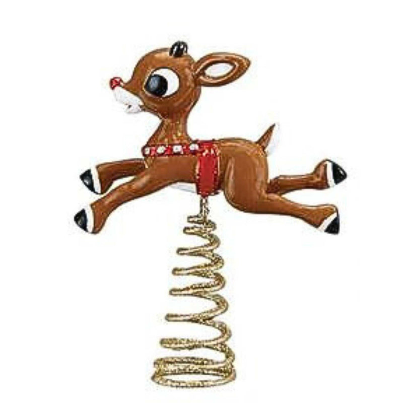 Old World Christmas Rudolph Mini Tree Topper & Skirt - - SBKGifts.com