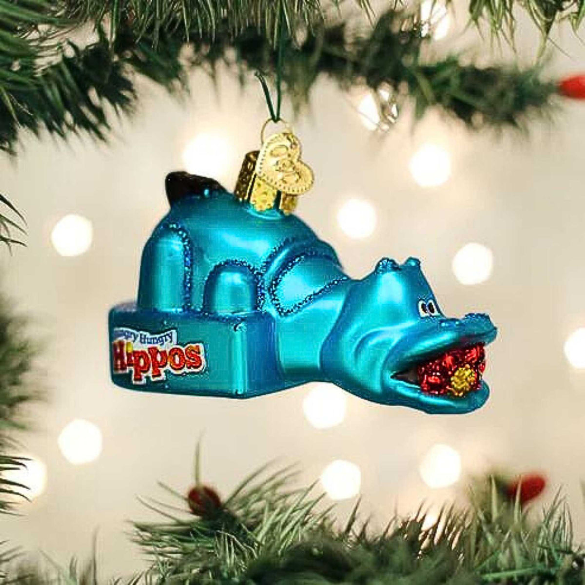 Old World Christmas Hungry Hungry Hippos - - SBKGifts.com