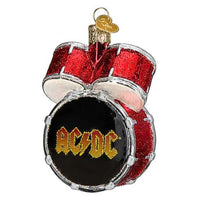 (62434) Old World Christmas Ac/Dc Drum Set, 3.75 Inch, Rock Band Australian 38073