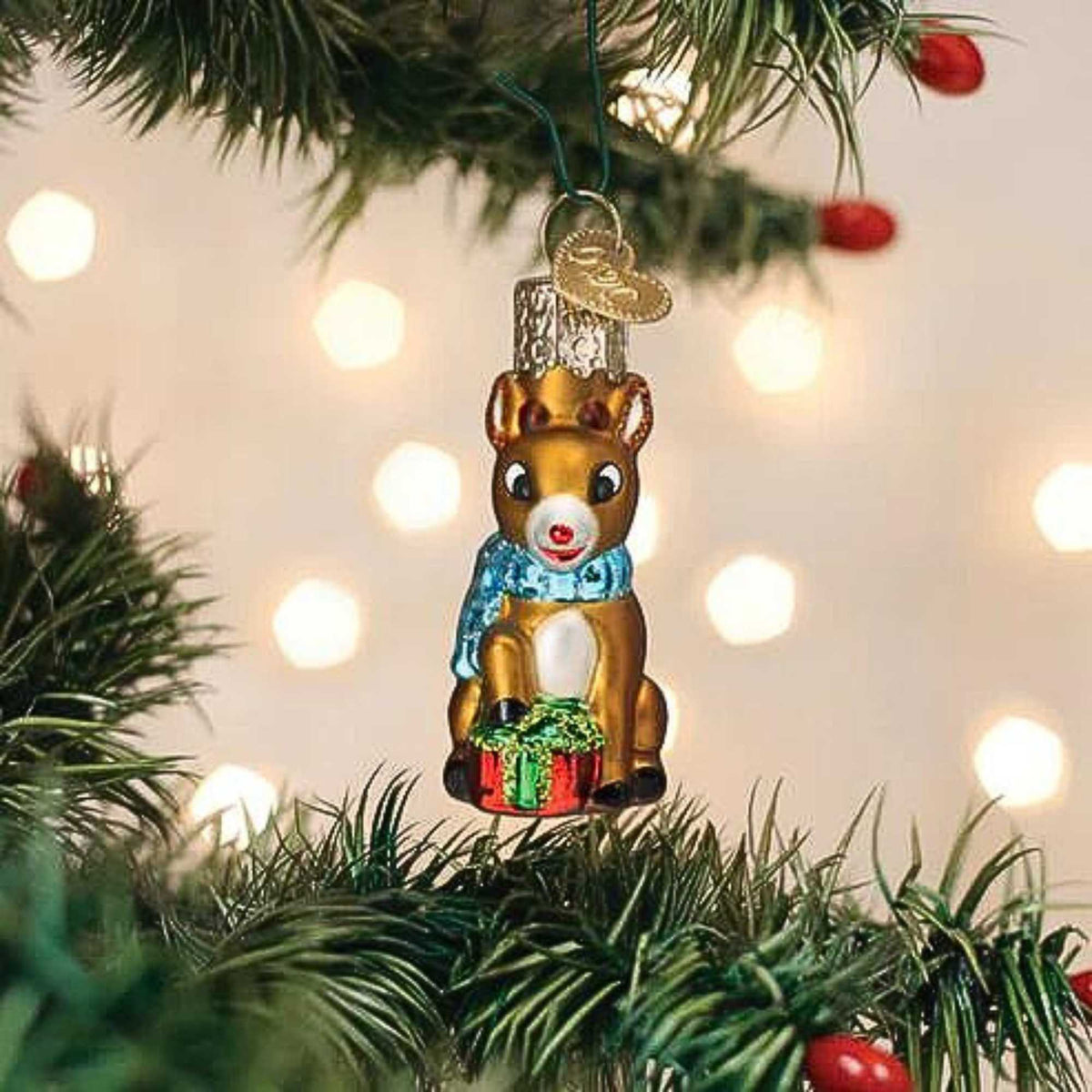 Old World Christmas Mini Rudolph The Red-Nosed Reindeer® - - SBKGifts.com