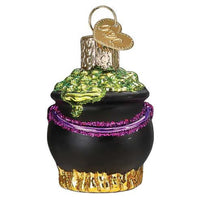 Old World Christmas Mini Halloween Cauldron - - SBKGifts.com