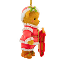 Cherished Teddies Santa Bear Ornament - - SBKGifts.com