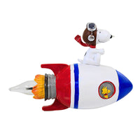 (62465) Roman Flying Ace On Rocket Night Light, 4.00 Inch, Snoopy Woodstock 136011