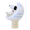 (62476) Roman Snoopy Moon Night Light, 4.75 Inch, Electric Peanuts 160285