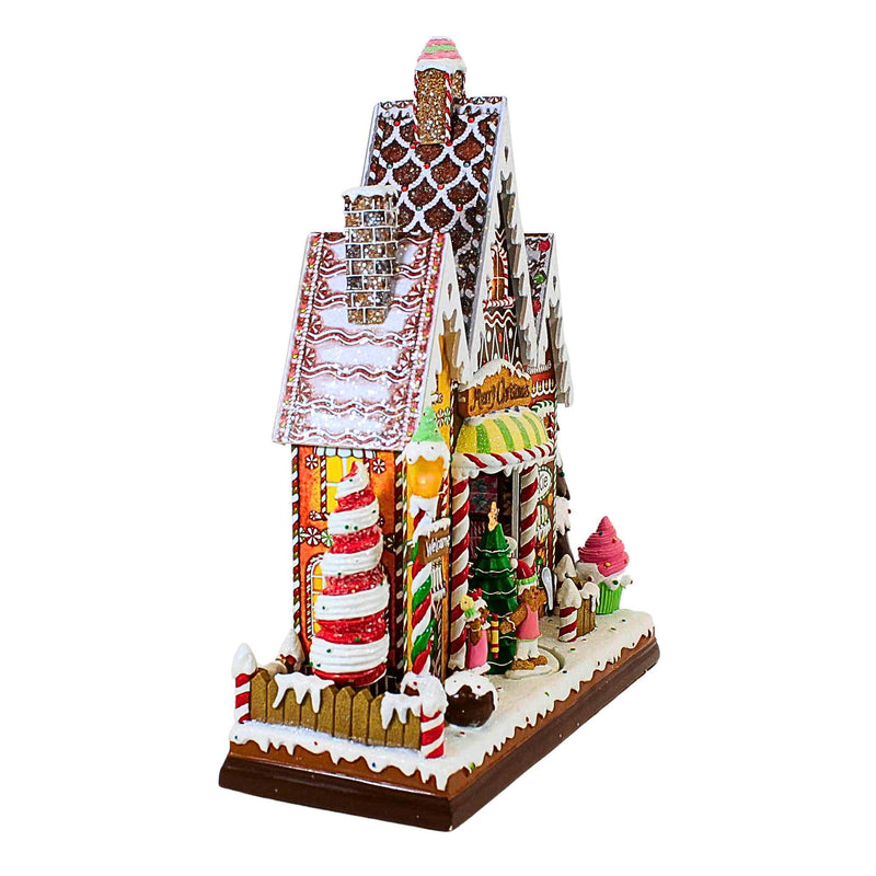 Roman Gingerbread Lit Candy Shop - - SBKGifts.com