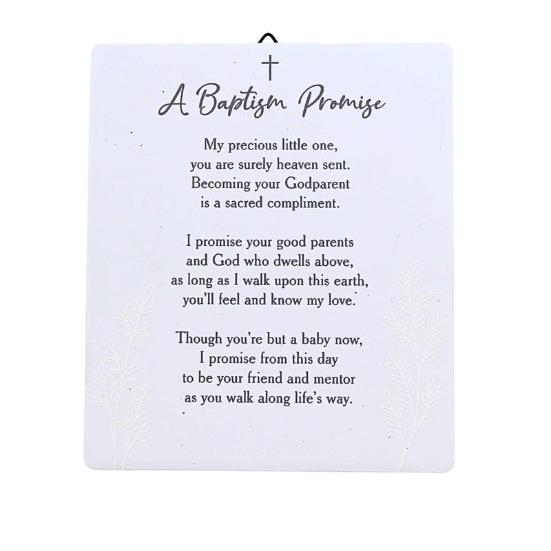 (62499) Roman A Baptism Promise, 5.50 Inch, Religious Godparent 14134