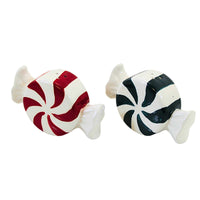 (62525) Tag Peppermint Twist Salt & Pepper Set, 2.25 Inch, Seasoning Christmas G15795