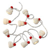 (62528) Tag Knitted Hat String Light Garland, 2.00 Inch, Christmas Timer Battery Operated G14691