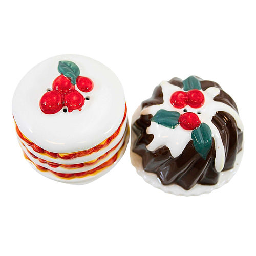 Tag Sugar Plum Cakes S & P Set - - SBKGifts.com