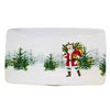 (62547) Tag So This Is Christmas Santa Platter, 1.75 Inch, Woodland Dining Entertainment G18784