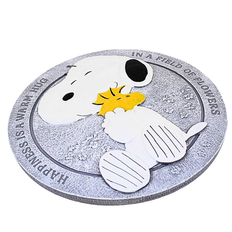 Roman Snoopy Hug Garden Stone - - SBKGifts.com