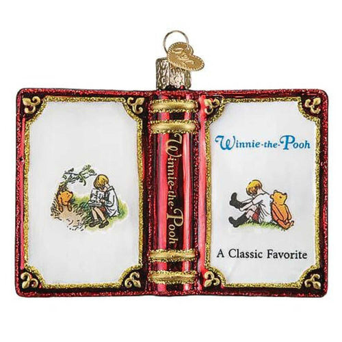 Old World Christmas Winnie The Pooh Book - - SBKGifts.com