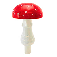 (62596) Cody Foster Amanita Muscaria Tree Topper, 8.00 Inch, Cd1740s