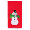 Transpac Snowman/Santa Tea Towel - - SBKGifts.com