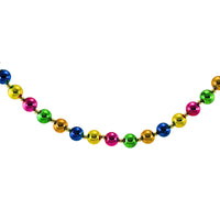 (62633) Cody Foster Vintage-Looking Rainbow Garland, 62.00 Inch, Shiny Balls Cd1749rm