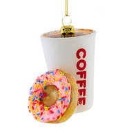 (62644) Cody Foster Coffee N' Donuts, 3.25 Inch, Glazed Icing Sprinkles Go9446