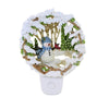 (62646) Roman Snowman Scene Nightlight, 6.50 Inch, Cardinal Woodland Snow 160406