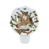 (62648) Roman Leaping Deer Scene Nightlight, 6.50 Inch, Snow Birch Trees Pine Trees 160407