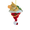 Charming Tails Mouse Sleeping In Hat Ornament - - SBKGifts.com