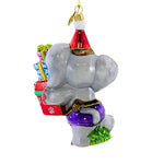 Huras Family Little Elephant With Christmas Gift - - SBKGifts.com