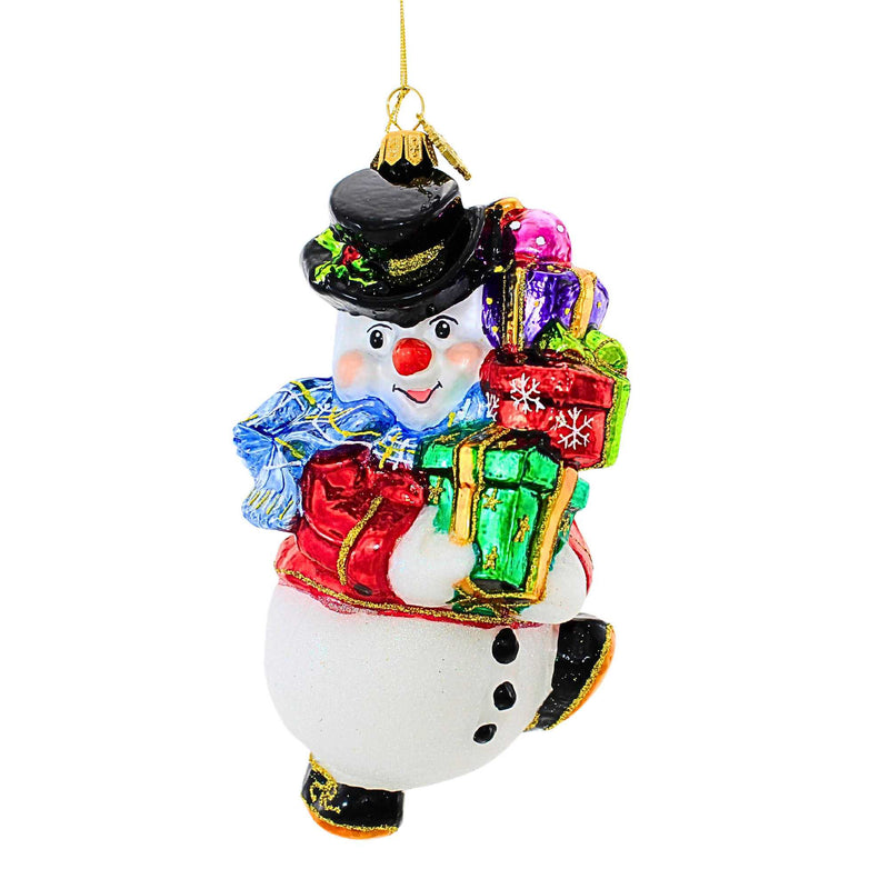 6.50 Inch Jolly Snow Fella Christmas Snowman Ornament Hf980 (62666)