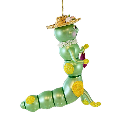 De Carlini Italian Ornaments Mom Caterpillar With Purse - - SBKGifts.com