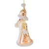 De Carlini Italian Ornaments Rose Gold Luxe Santa - - SBKGifts.com