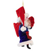 De Carlini Italian Ornaments Santa Salutes - - SBKGifts.com