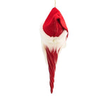 De Carlini Italian Ornaments Santa Cherry Icicle - - SBKGifts.com