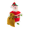 (62704) De Carlini Italian Ornaments North Pole Merry Man, 6.50 Inch, Santa Christmas Italy Bn397wf