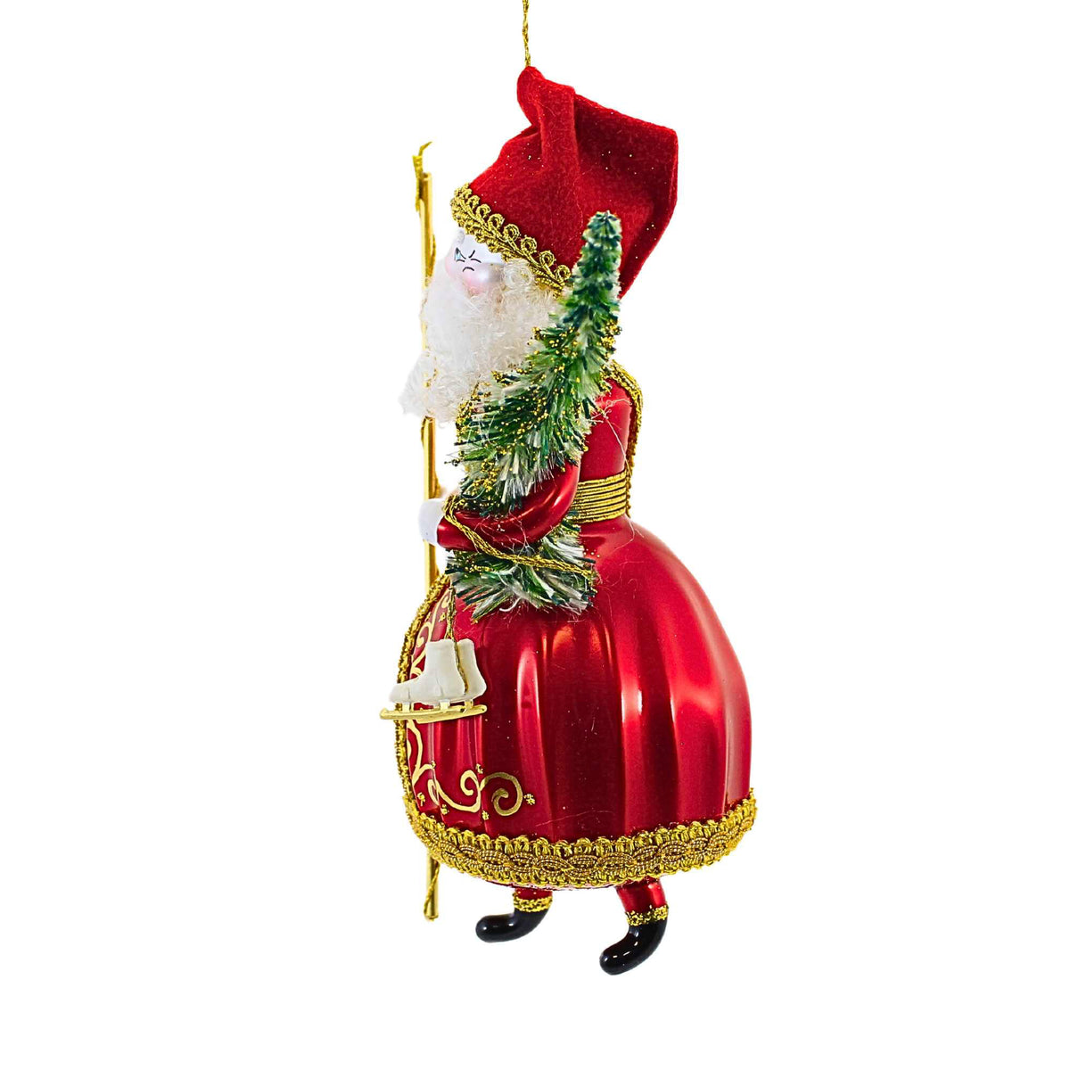 De Carlini Italian Ornaments Old World Claus - - SBKGifts.com