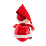 De Carlini Italian Ornaments Lrg Sittin' Chubby Claus Am - - SBKGifts.com