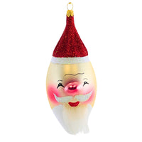 (62714) De Carlini Italian Ornaments Oblong Santa Face, 5.50 Inch, Ornament Christmas Italian Bn377wf2