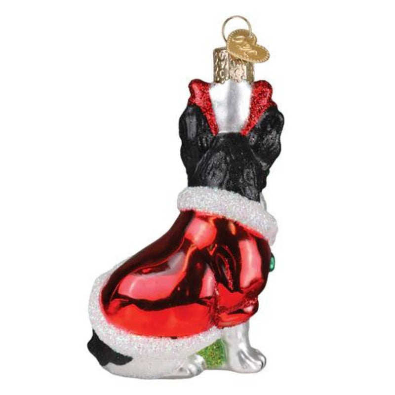 Old World Christmas Holiday French Bulldog - - SBKGifts.com