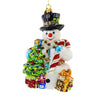 (62739) Huras Family Snowman Dressed To Impress, 6.50 Inch, Prototype Christmas Ornament Hf504cl