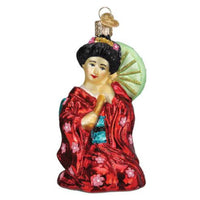 (62760) Old World Christmas Geisha, 5.00 Inch, Traditional Japanese Culture 10249