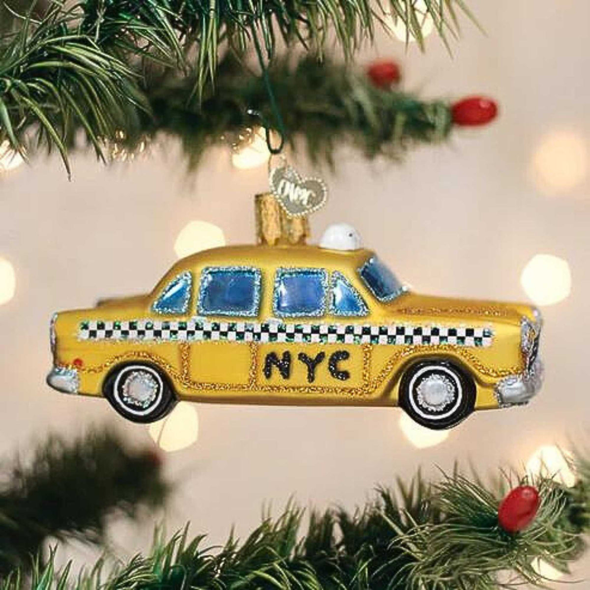 Old World Christmas Nyc Taxi - - SBKGifts.com